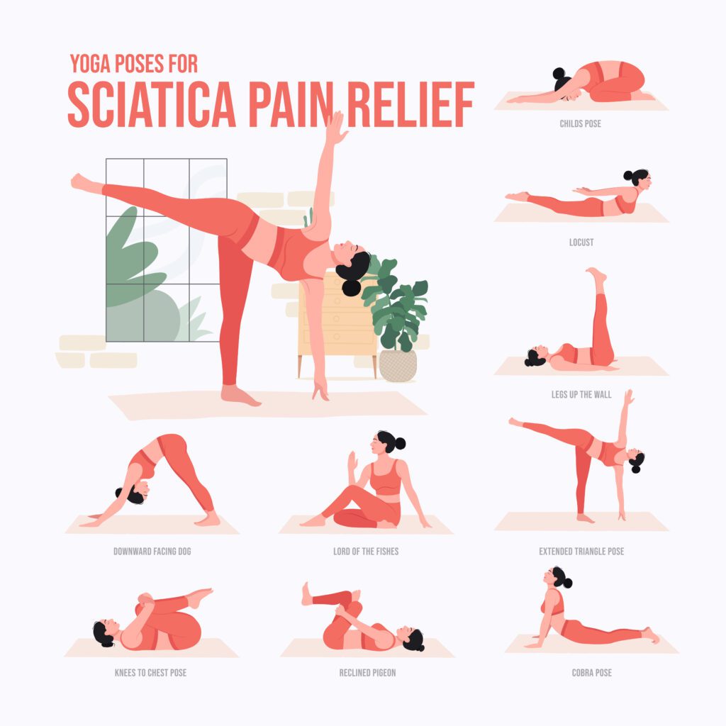 Yoga Poses For Sciatica Pain | Prevention